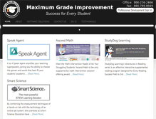 Tablet Screenshot of maxgradeimprv.com